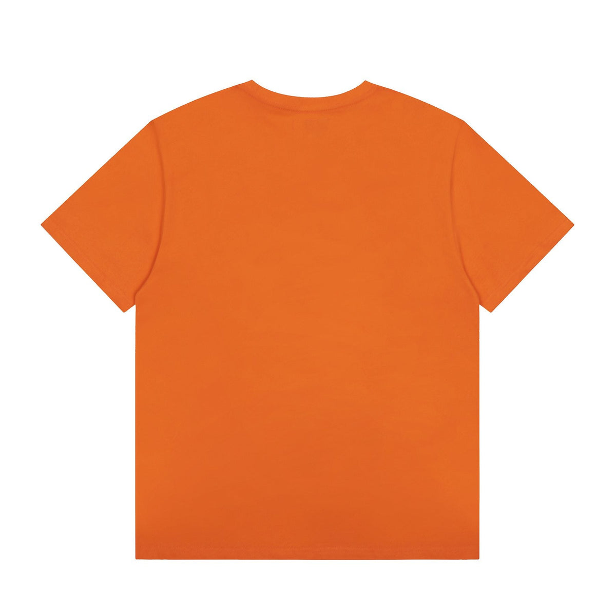 Sp5der Orange Star Graphic T-Shirt — back