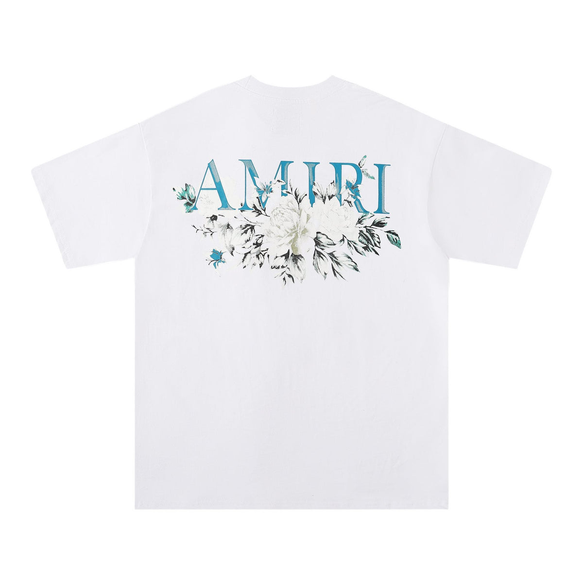 AMIRI Floral Graphic Short-Sleeve T-Shirt — back