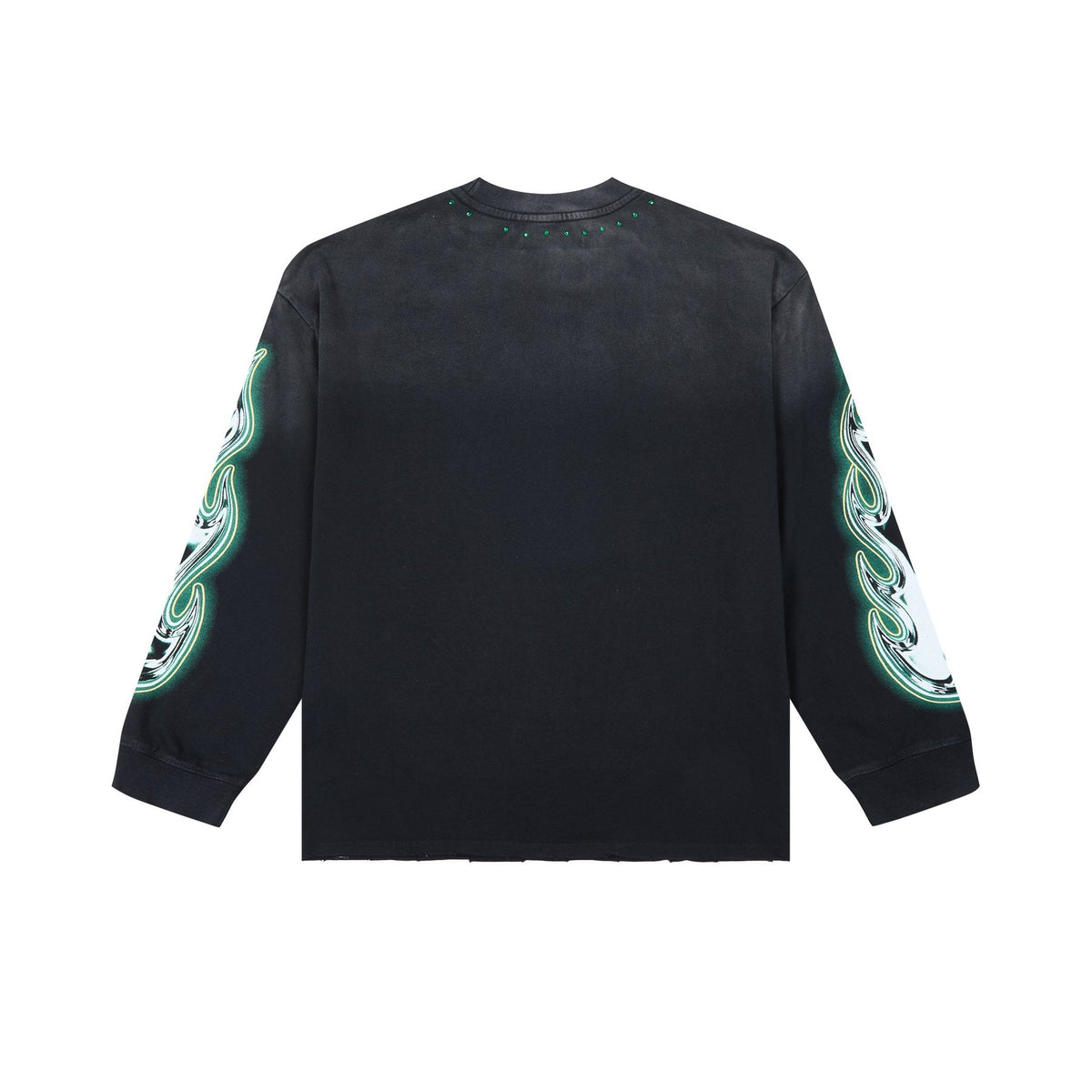 DUAA Pegasus Rhinestone Long-Sleeve T-Shirt — back