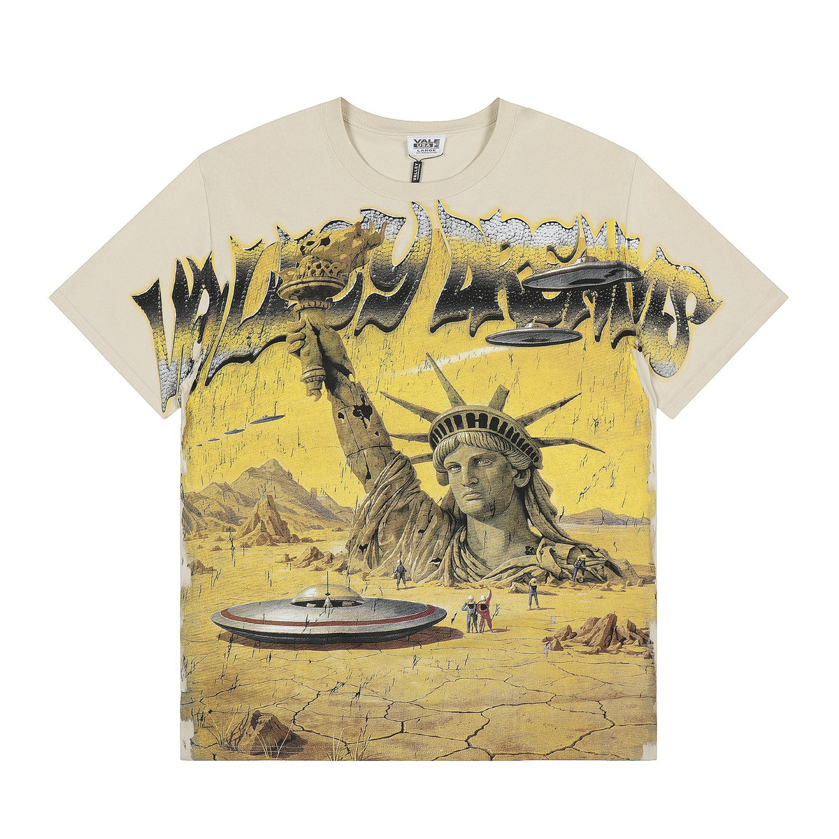 VALE USA Liberty UFO Graphic T-Shirt — hero