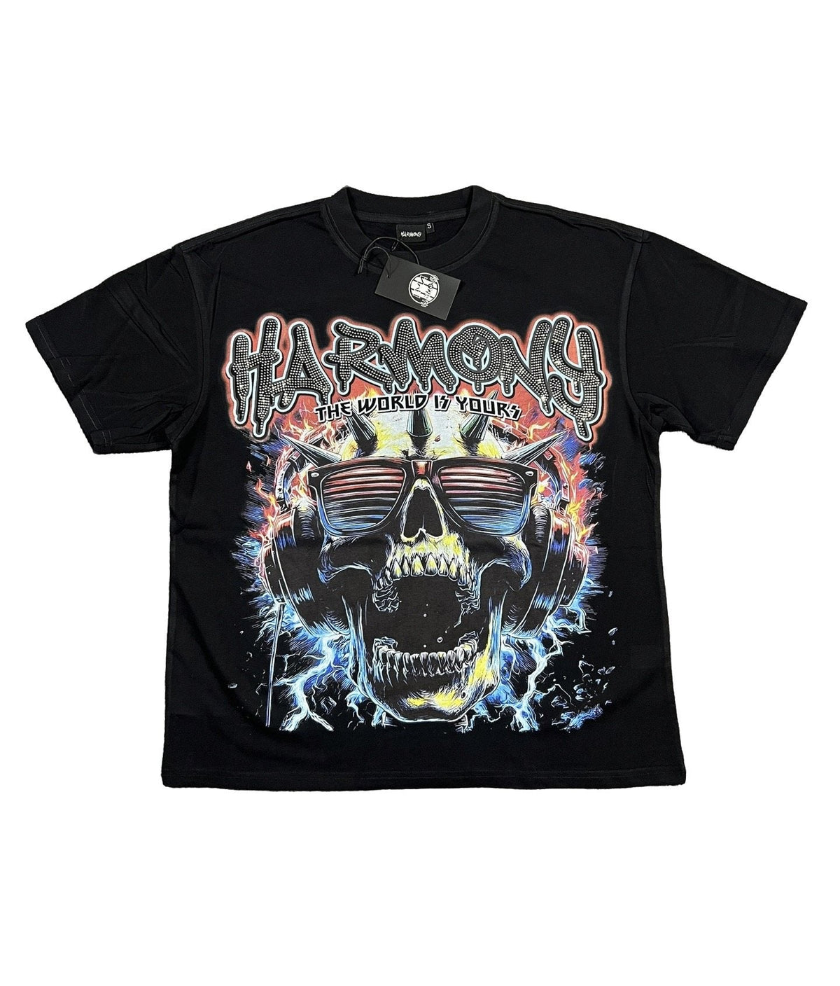 HARMONY New Age Skull Graphic Short-Sleeve T-Shirt — hero