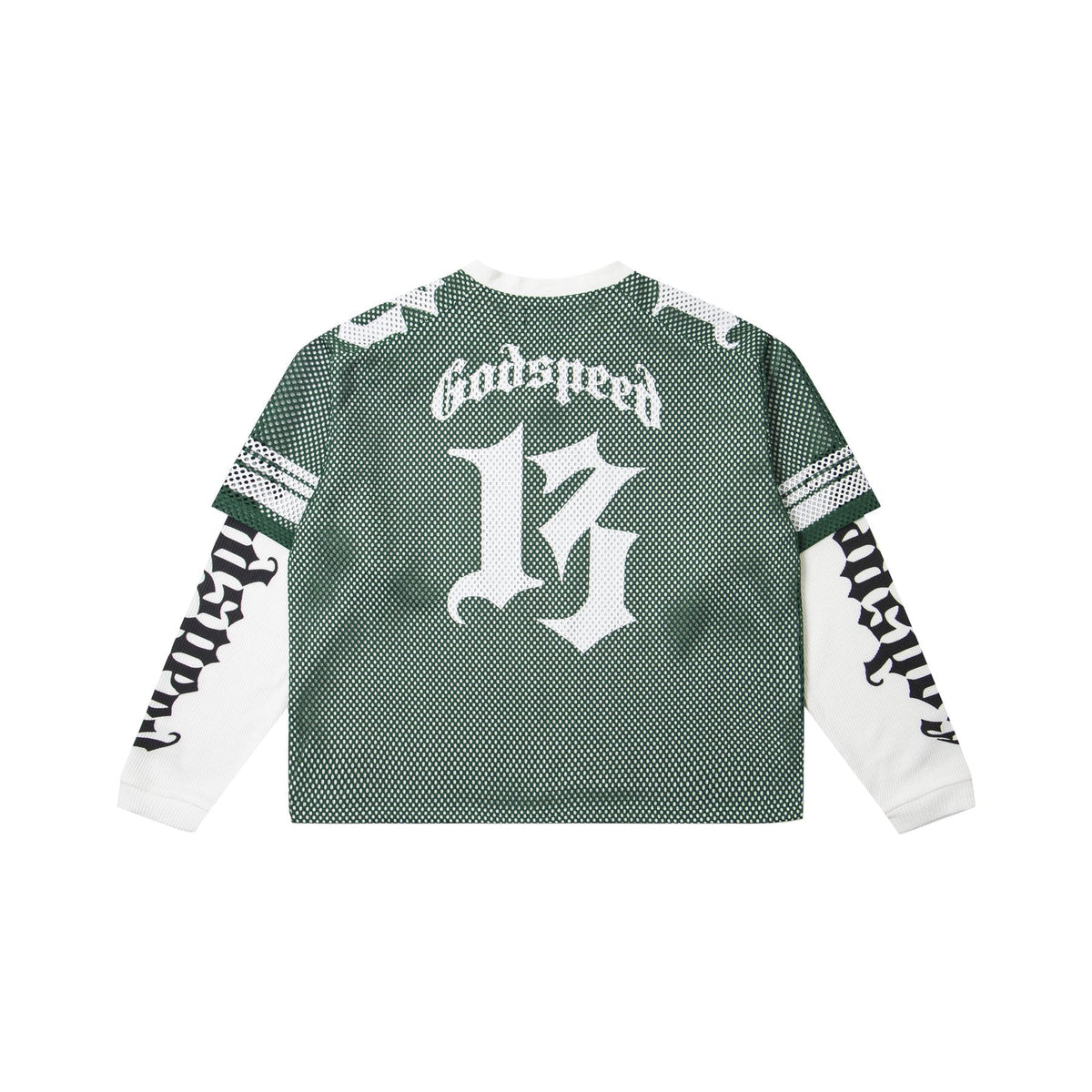 Godspeed Skull K-Back Mesh Long-Sleeve T-Shirt — back