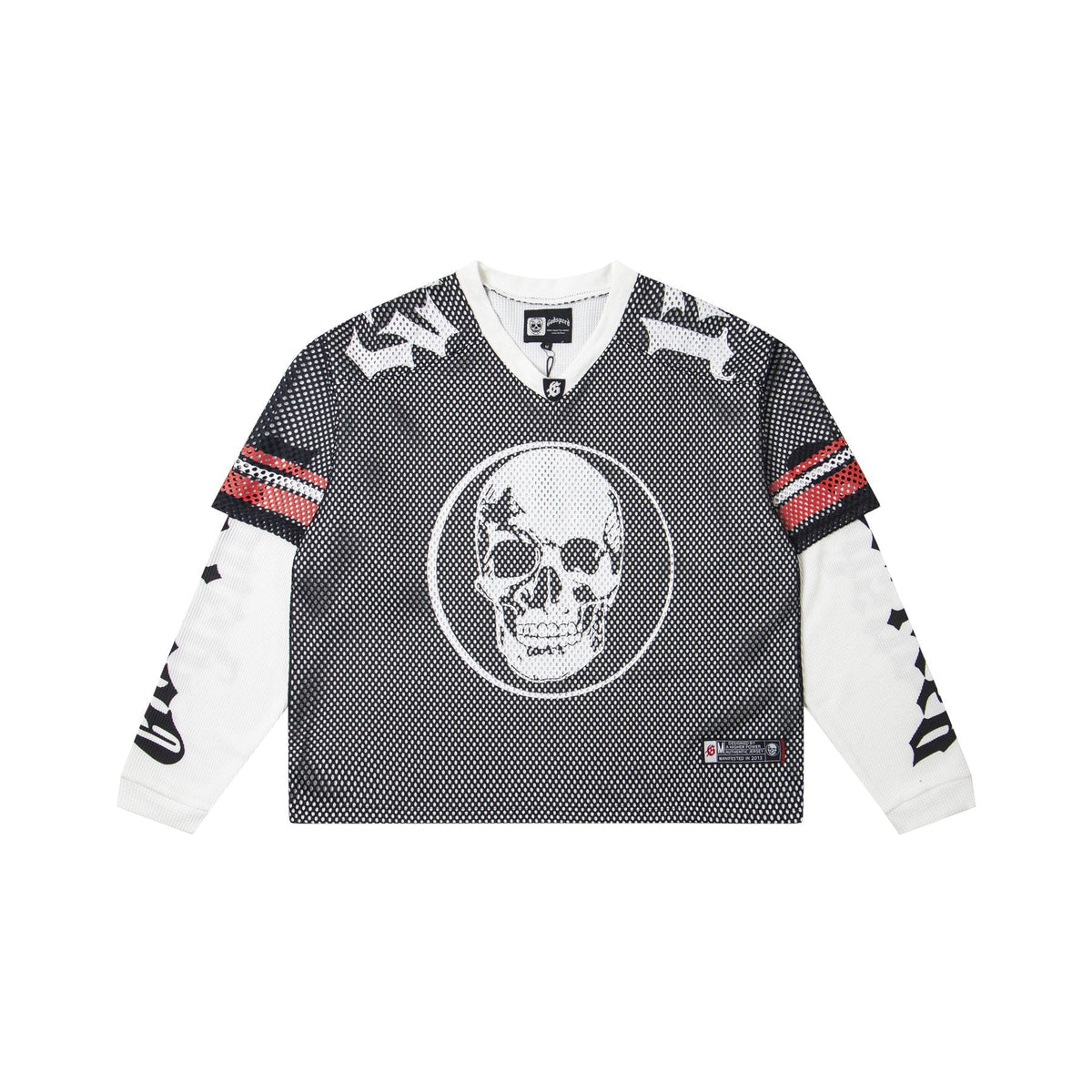 Godspeed Skull K-Back Mesh Long-Sleeve T-Shirt — front