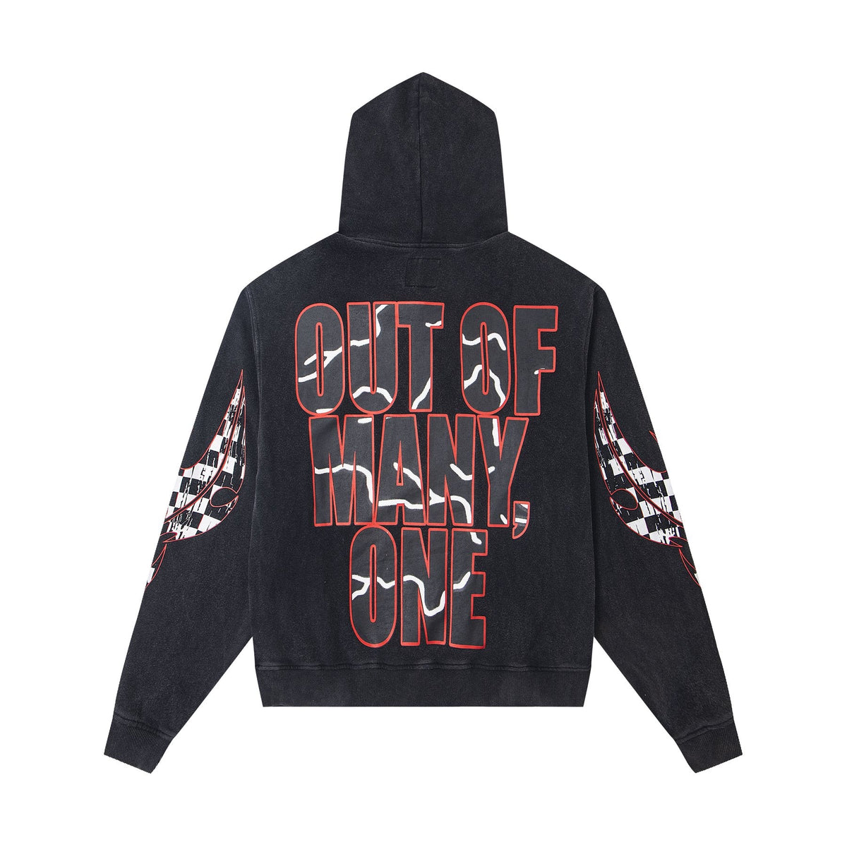 Godspeed Out of Many One Graphic Hoodie — back