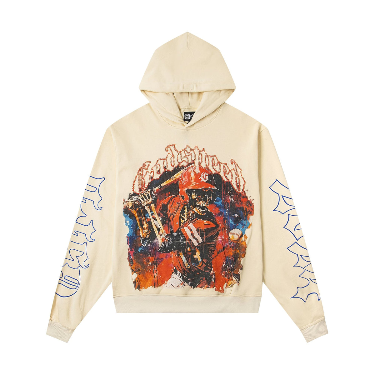 Godspeed E Pluribus Unum Graphic Hoodie - Cream — hero