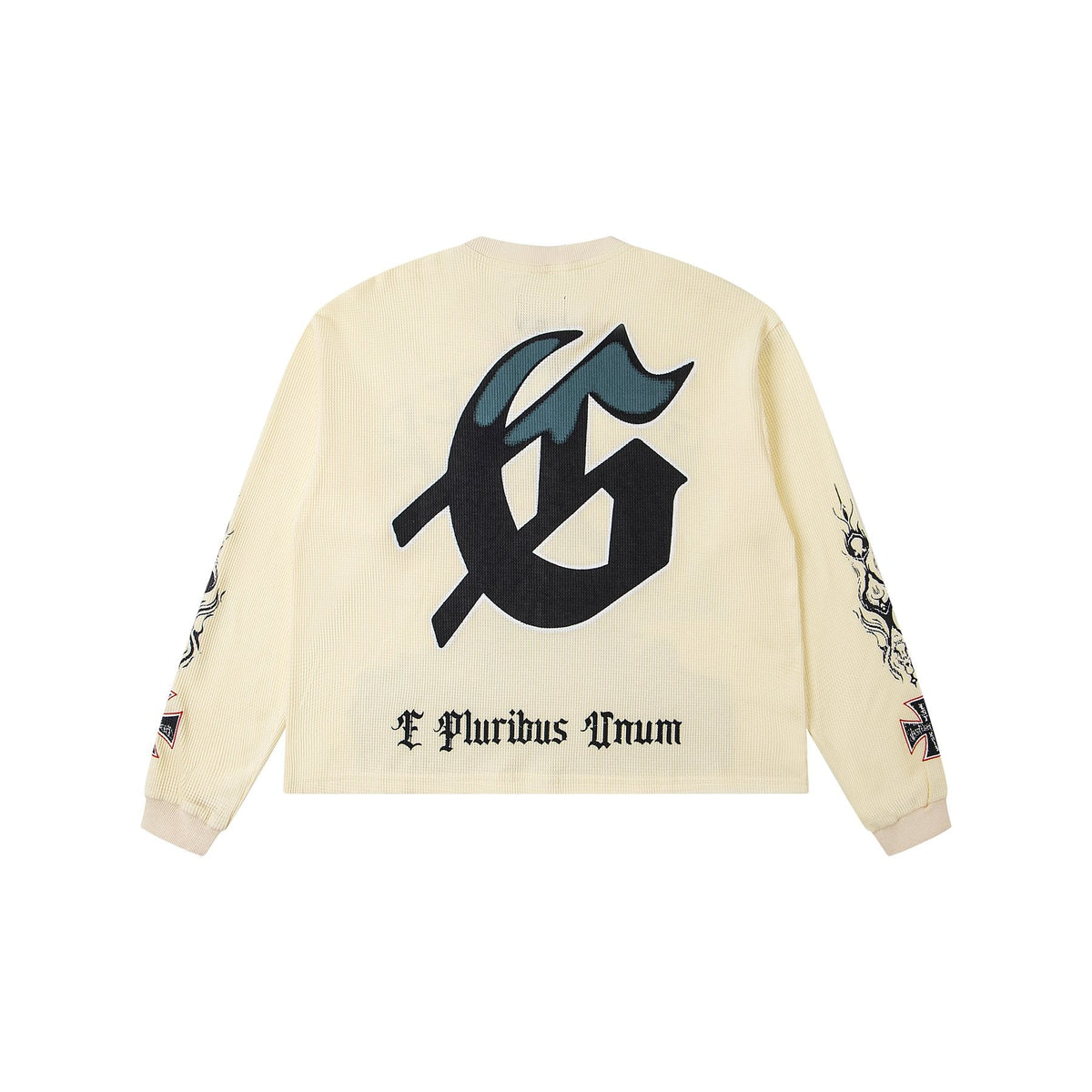 Godspeed E Pluribus Unum Graphic Long-Sleeve T-Shirt — back