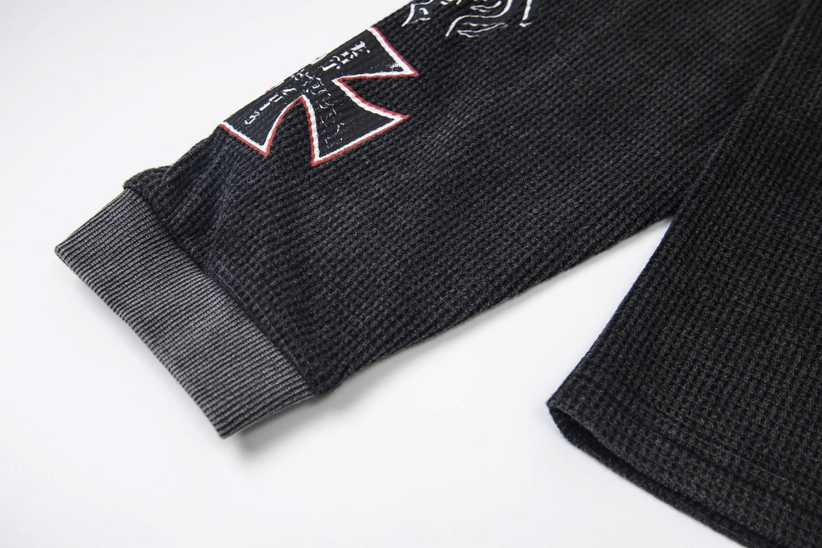 Godspeed Out of Many One Graphic Long-Sleeve T-Shirt — detail