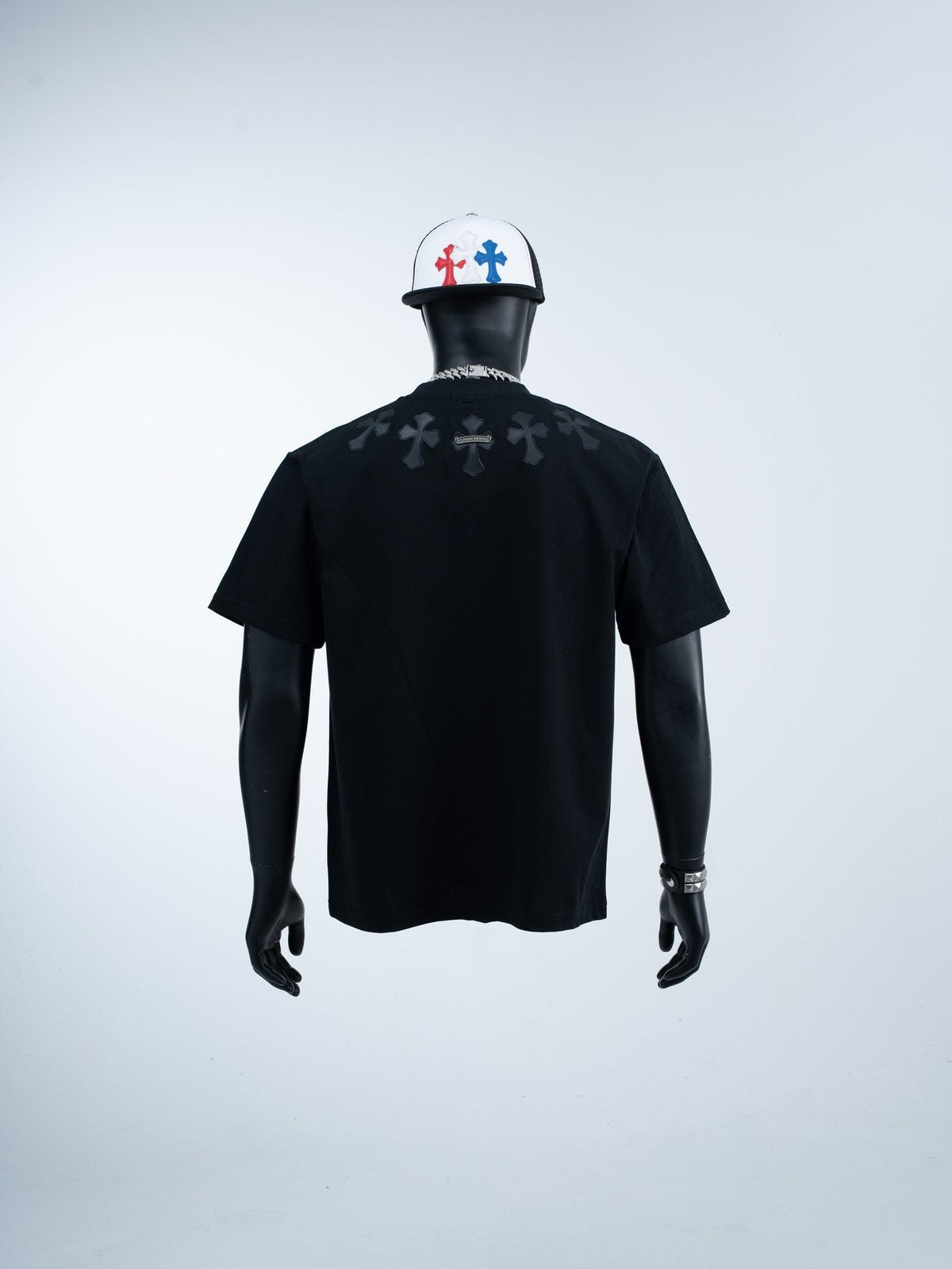 Chrome Hearts Cross Applique Short-Sleeve T-Shirt — context