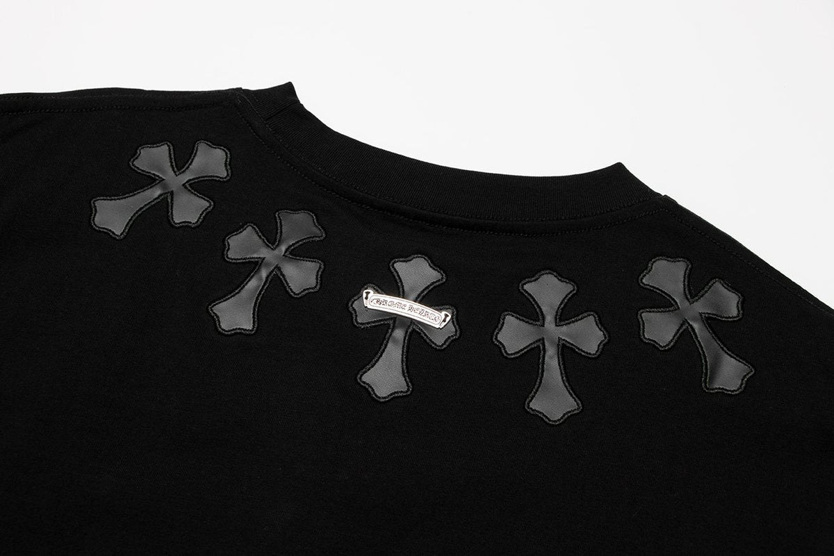 Chrome Hearts Cross Applique Short-Sleeve T-Shirt — detail