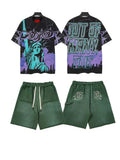Godspeed Out of Many One Statue Tee and Shorts Set — front