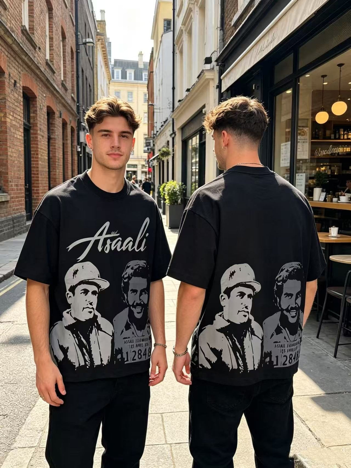 ASAALL Portrait Graphic Short-Sleeve T-Shirt — hero
