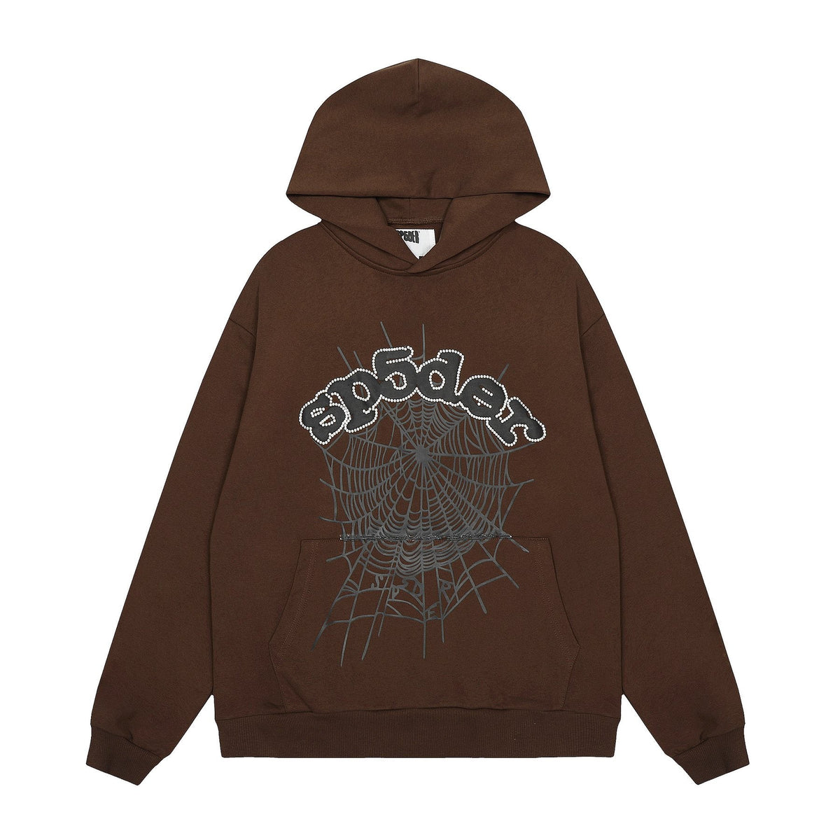 Sp5der Spiderweb Graphic Pullover Hoodie — hero