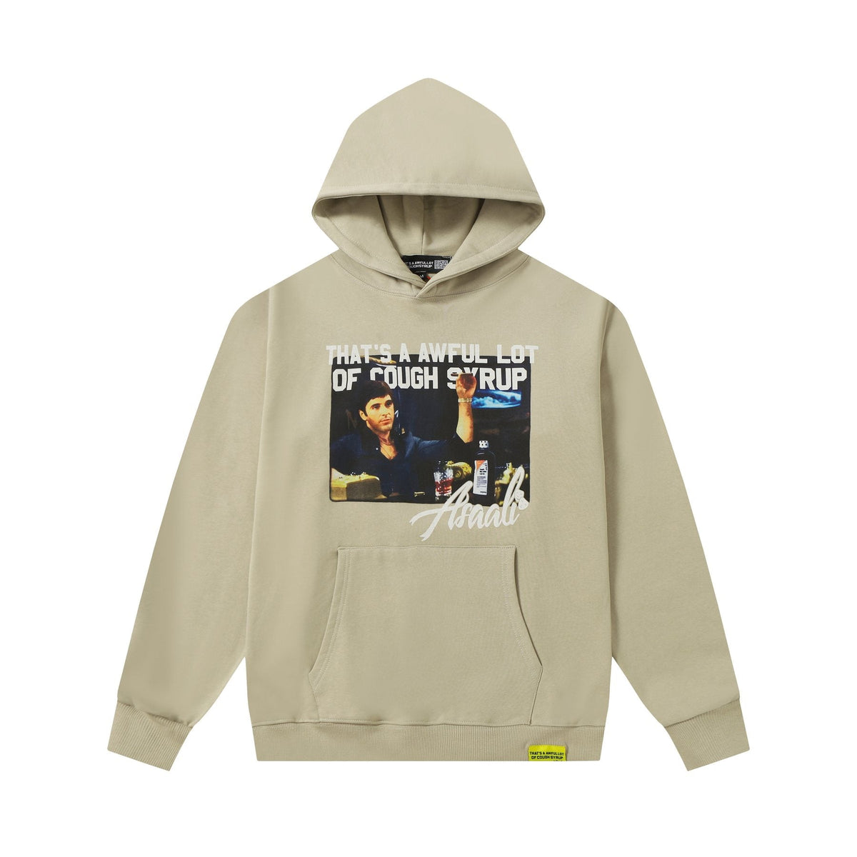 THAT'S A AWFUL LOT OF COUGH SYRUP Photo Graphic Pullover Hoodie — front